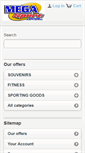 Mobile Screenshot of megasportcenter.com